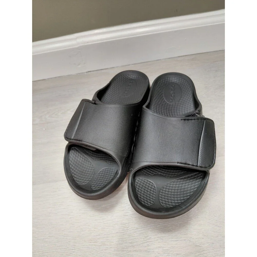 OOFOS OOahh Sport Flex Unisex Black Size Men’s 6 Women’s 8